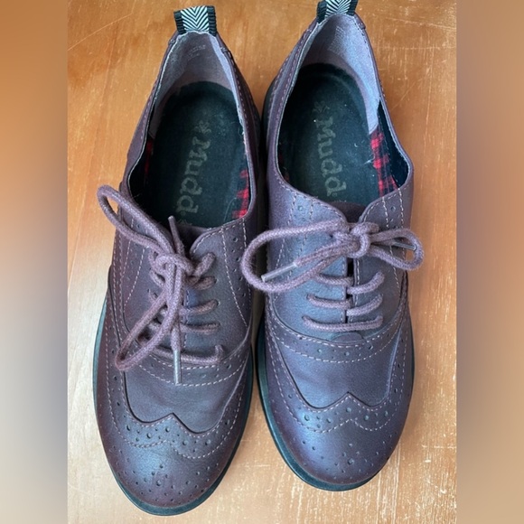 Y2K Mudd Deep Purple Oxford Shoes - Picture 6 of 9